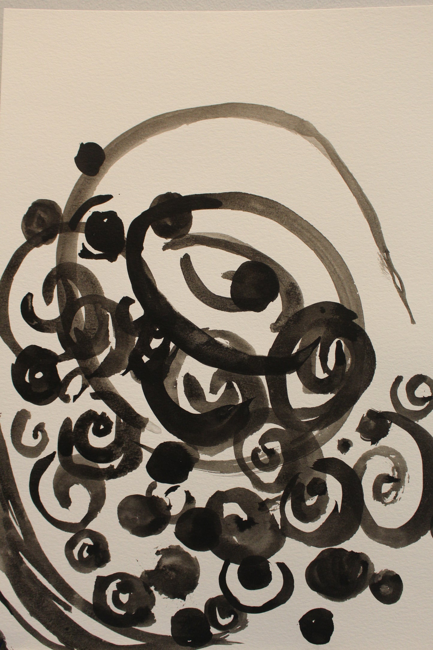 Abstract Ink Painting