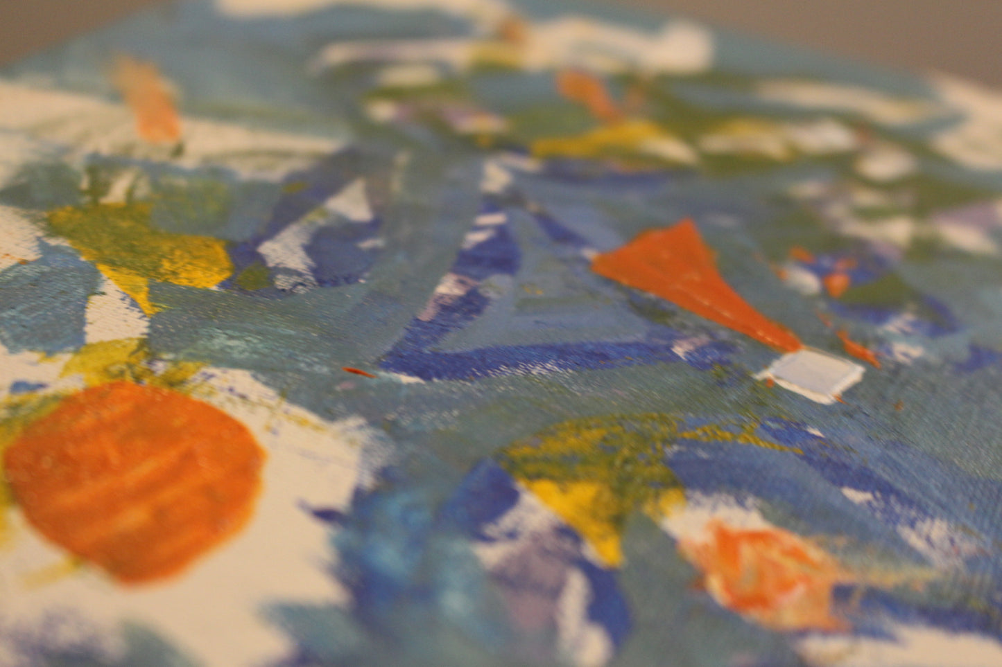 Abstract Stensil Painting