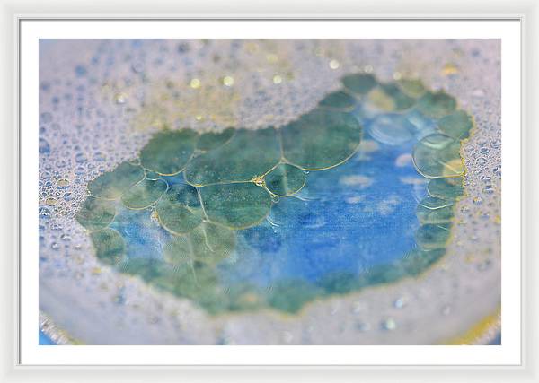 Blue Foam - Framed Print