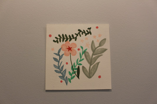 Floral Marker Drawing