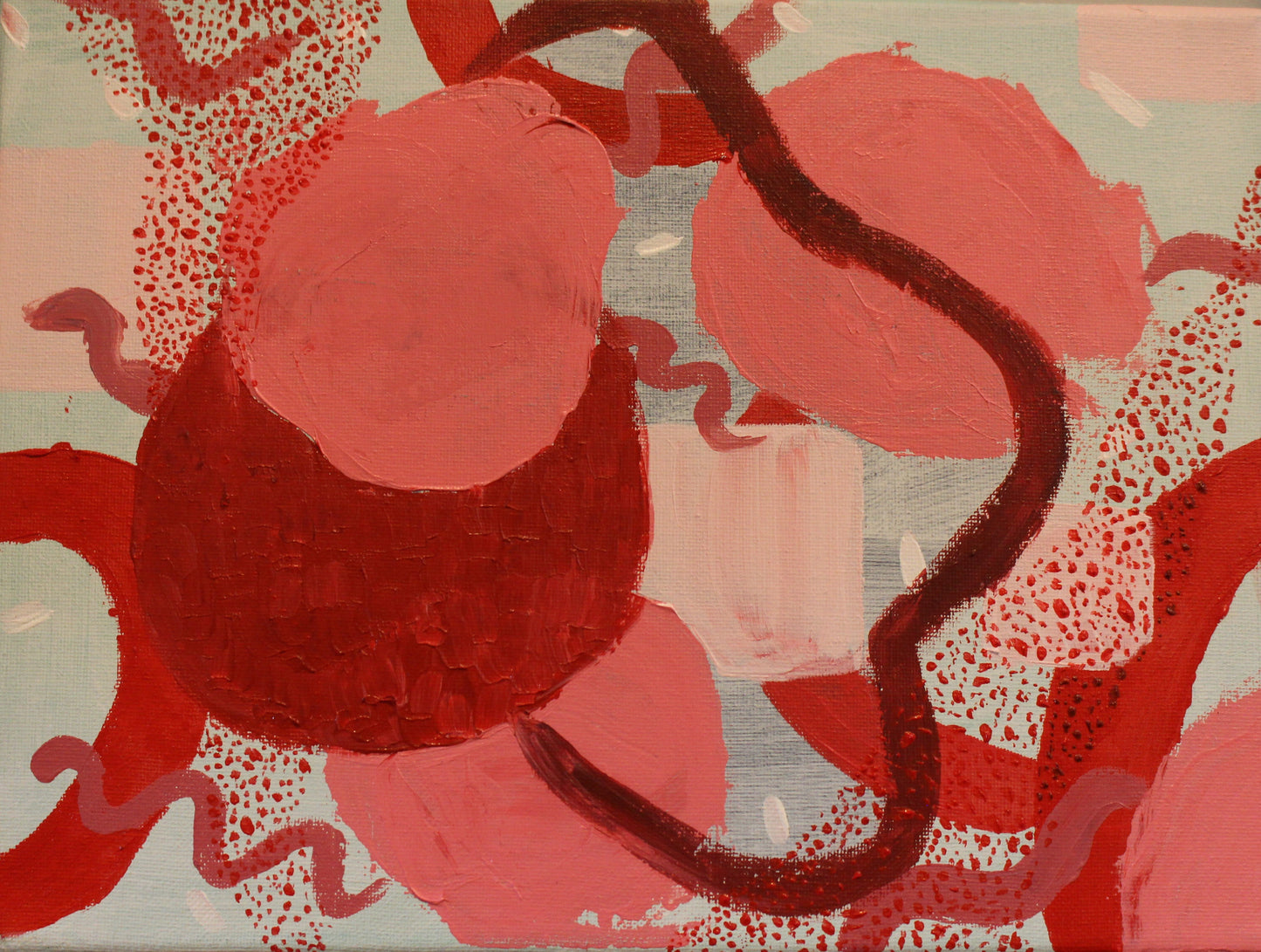 Reds Abstract Painting