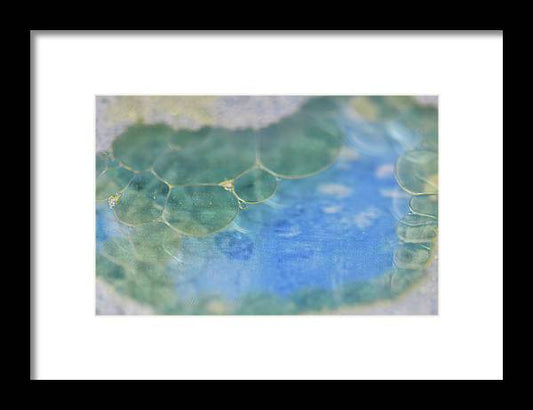 Blue Bubbles - Framed Print