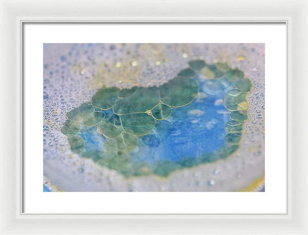 Blue Foam - Framed Print