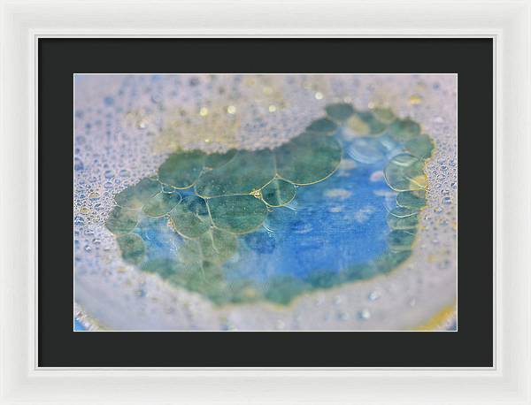 Blue Foam - Framed Print
