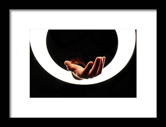 The World is in Your Palms - Framed Print