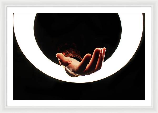 The World is in Your Palms - Framed Print