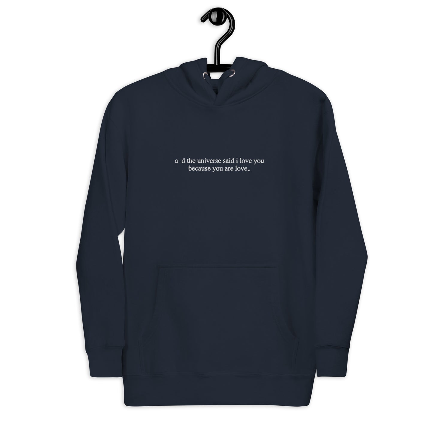 I love you because you are love | Minecraft End Poem Hoodie